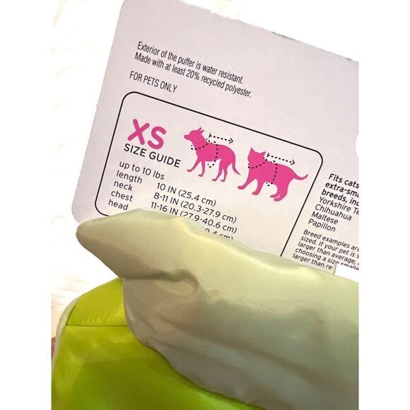 Boots and Barkley XS Puffer Vest Rain Dog‎ Pet NWT - Picture 3 of 4